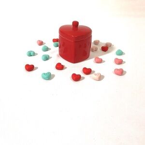 Heart shaped jewelry box Valentine’s Day decor
